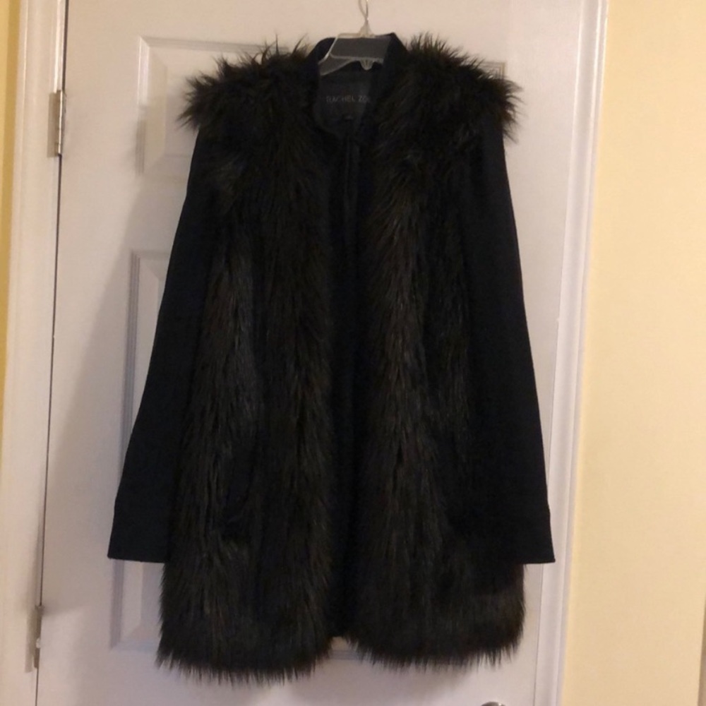 Rachel Zoe faux fur coat